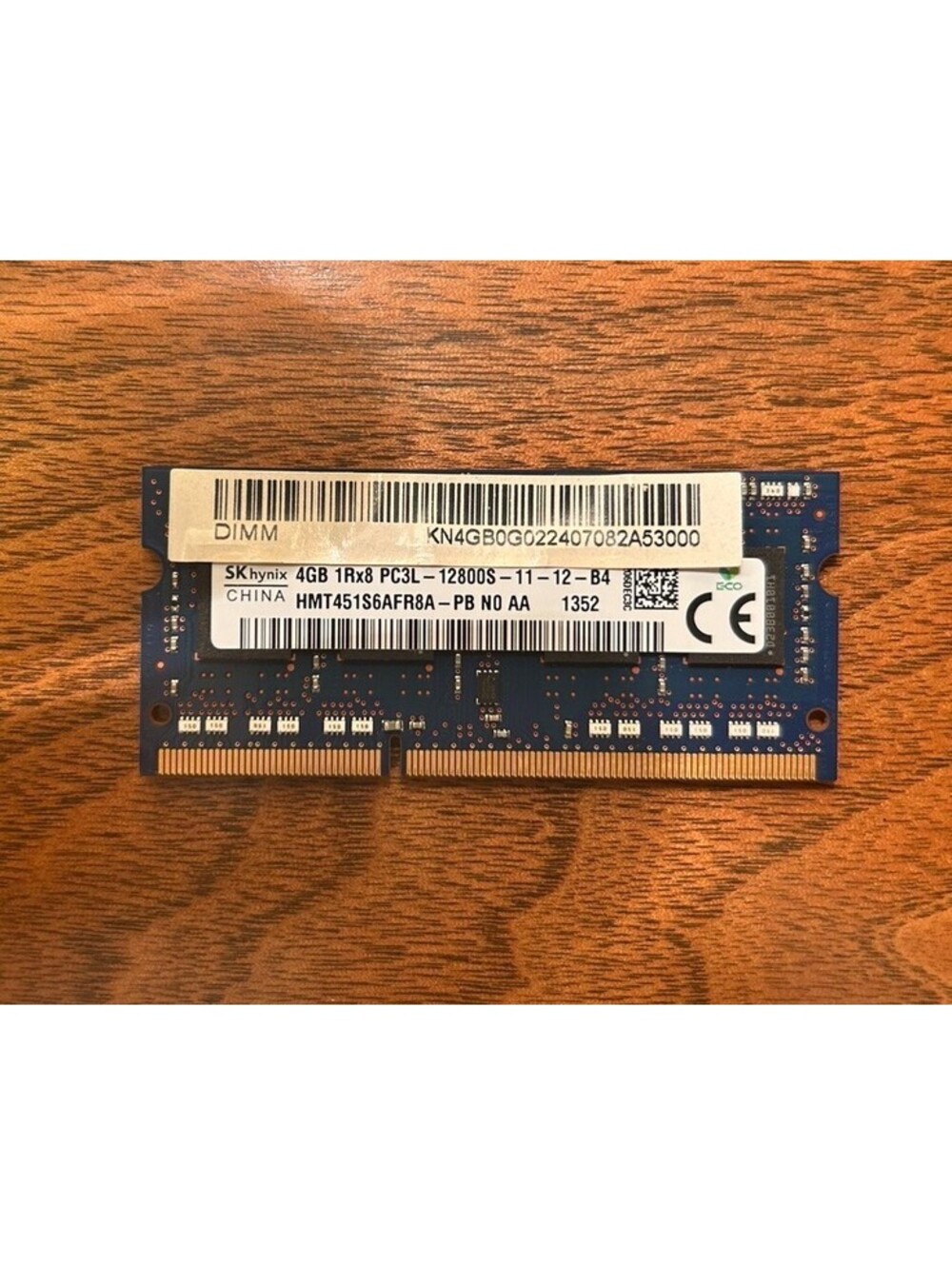 SK hynix 4GB DDR3L-1600 PC3L-12800S SODIMM Laptop RAM HMT451S6AFR8A-PB